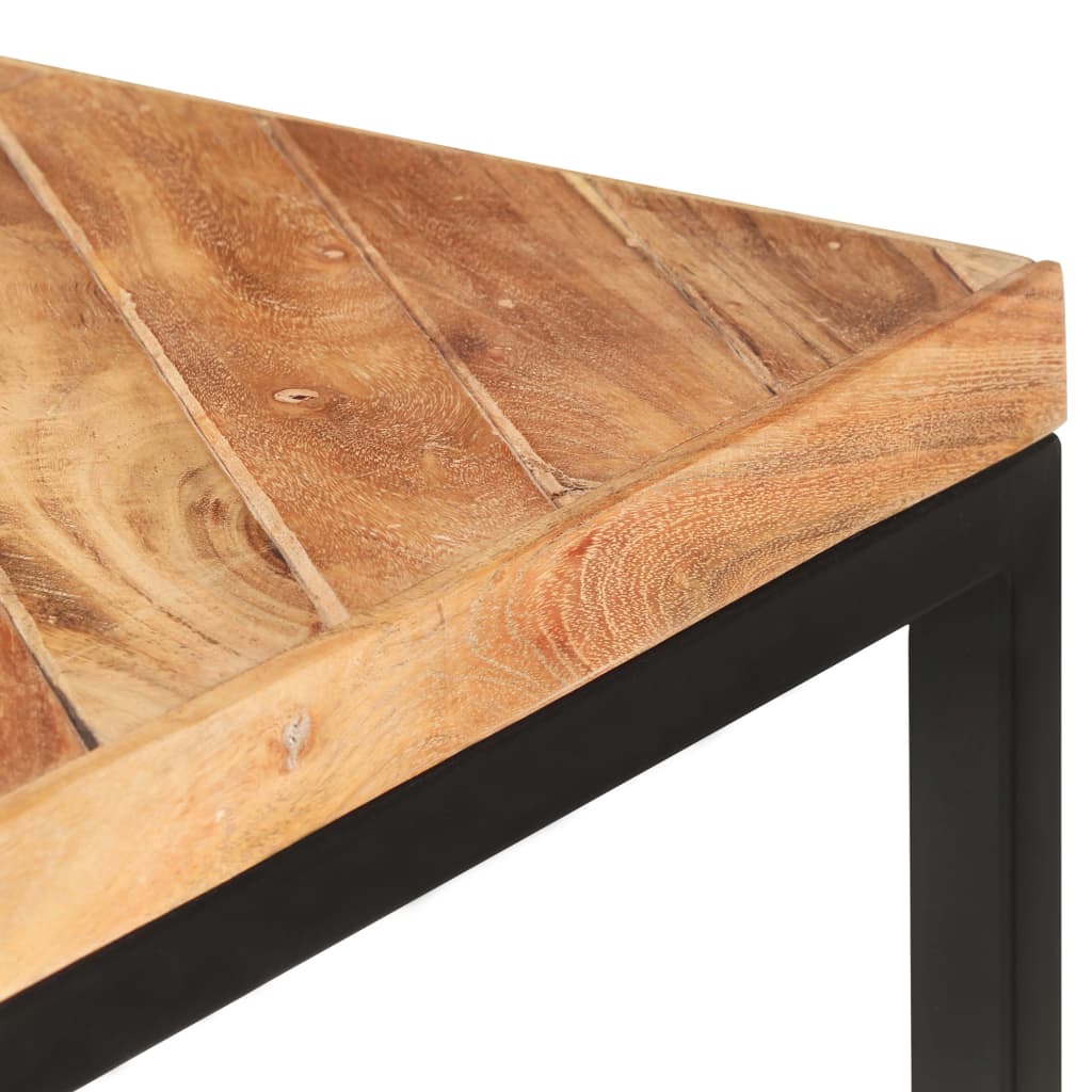 Table à dîner 200x90x76 cm Bois massif d'acacia et de manguier