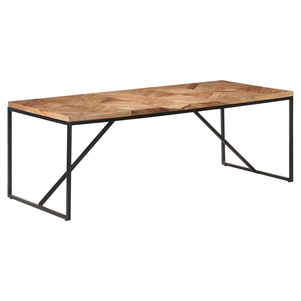 Table à dîner 200x90x76 cm Bois massif d'acacia et de manguier - XIOS