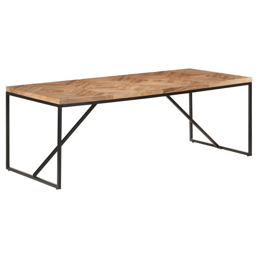 Table à dîner 200x90x76 cm Bois massif d'acacia et de manguier - XIOS