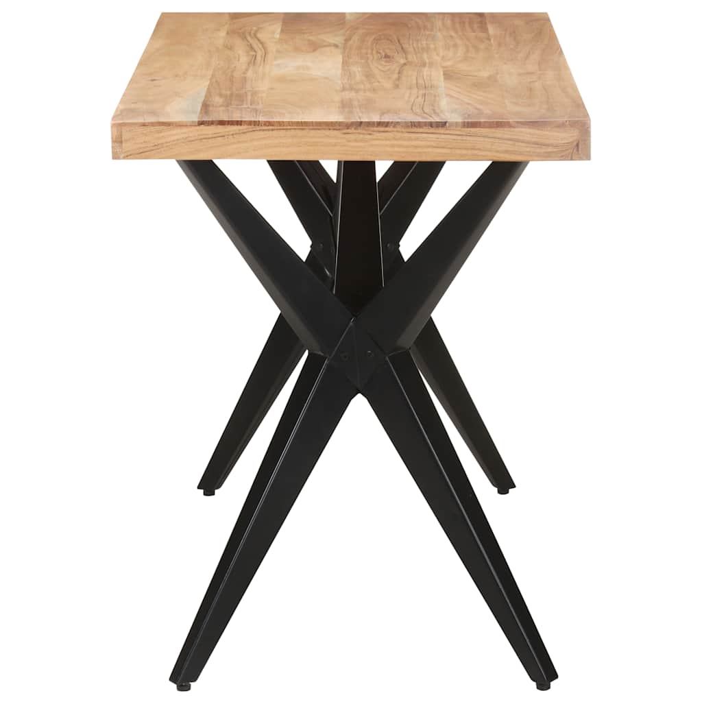 Table de salle à manger 120x60x76 cm Bois solide d'acacia - XIOS