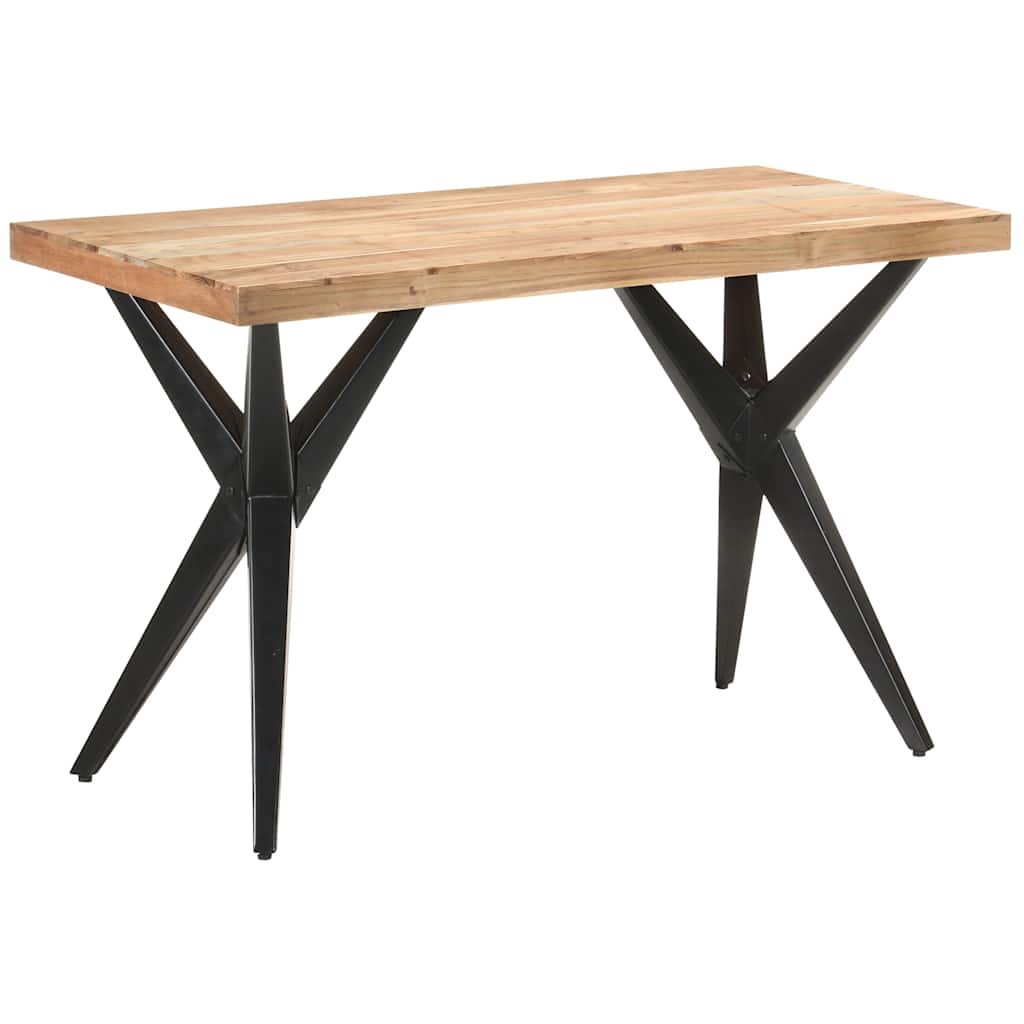 Table de salle à manger 120x60x76 cm Bois solide d'acacia - XIOS