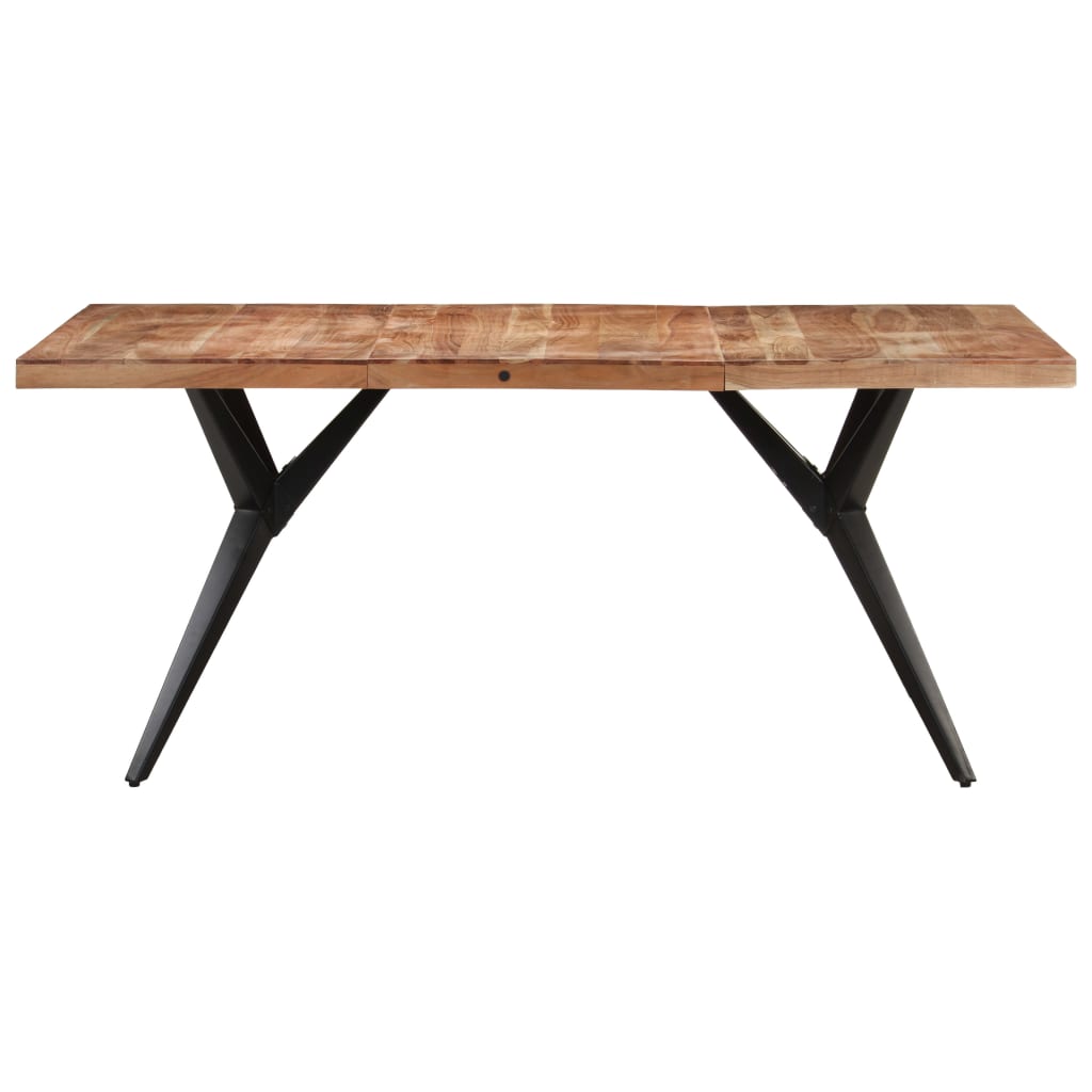 Table de salle à manger 160x80x76 cm Bois d'acacia solide - XIOS