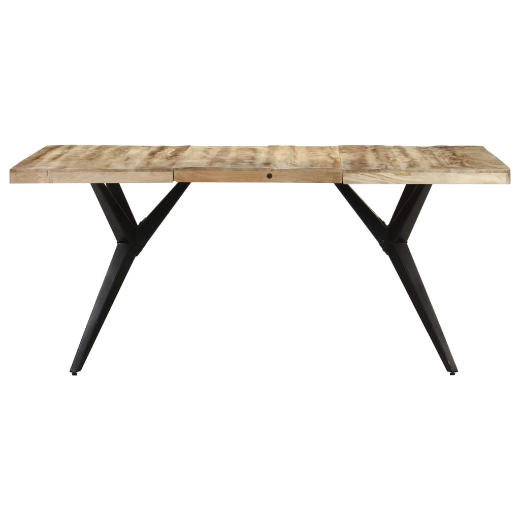 Table à manger 160x80x76 cm Bois de manguier brut - XIOS