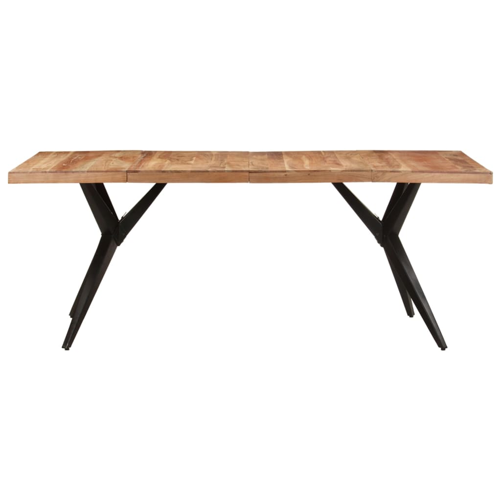 Table de salle à manger 200x90x76 cm Bois d'acacia massif - XIOS