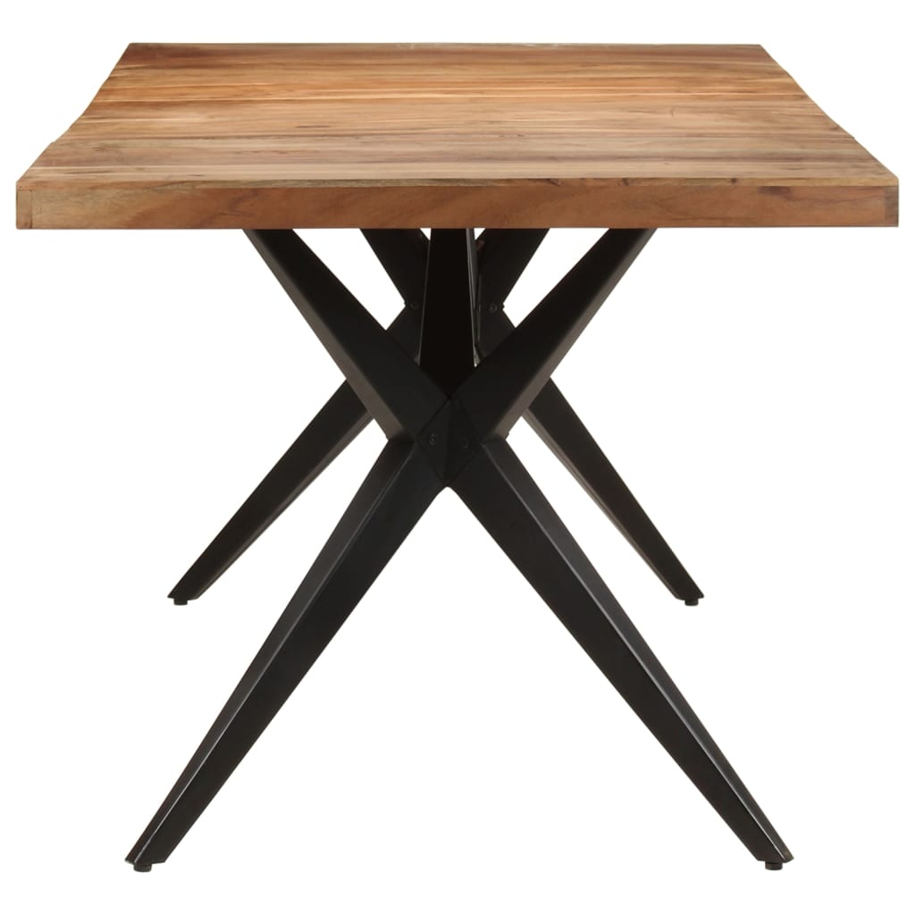 Table de salle à manger 200x90x76 cm Bois d'acacia massif - XIOS