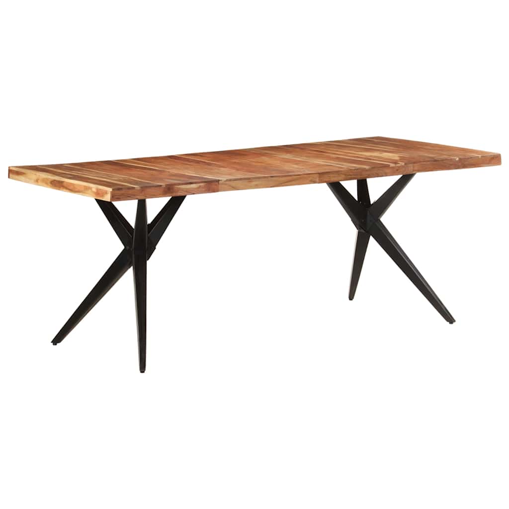 Table de salle à manger 200x90x76 cm Bois d'acacia massif - XIOS