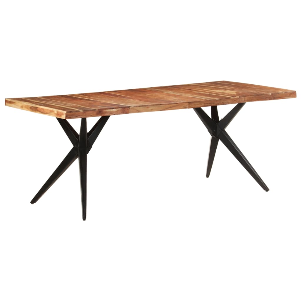 Table de salle à manger 200x90x76 cm Bois d'acacia massif - XIOS