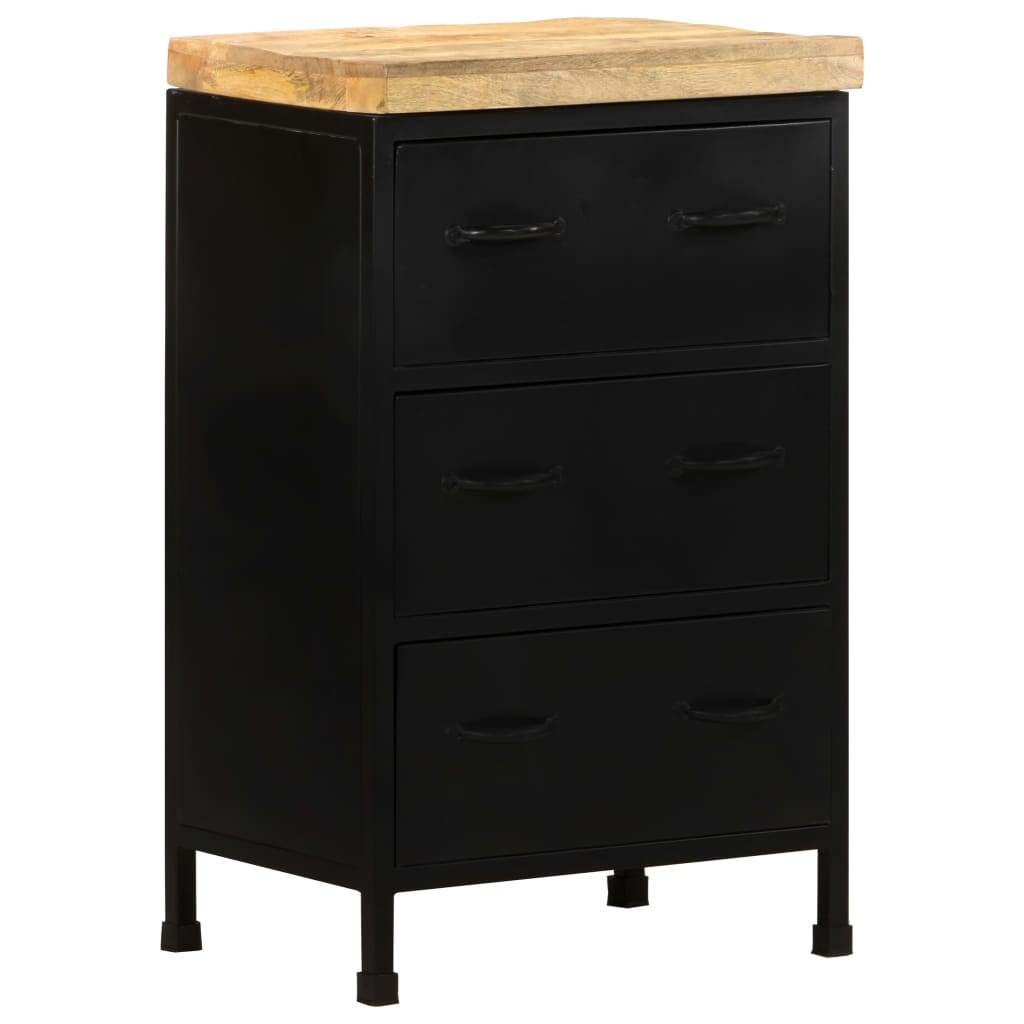 Buffet 47x35x76 cm Bois de manguier brut - XIOS