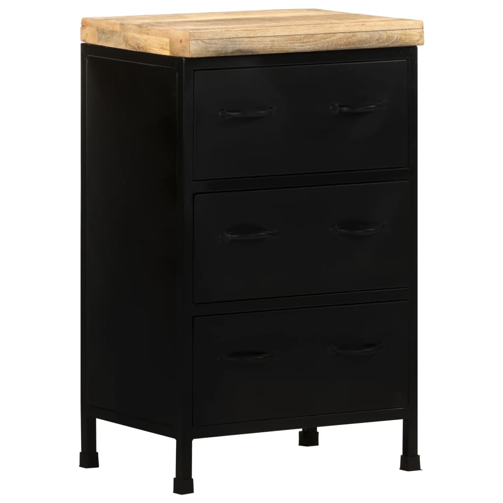 Buffet 47x35x76 cm Bois de manguier brut - XIOS