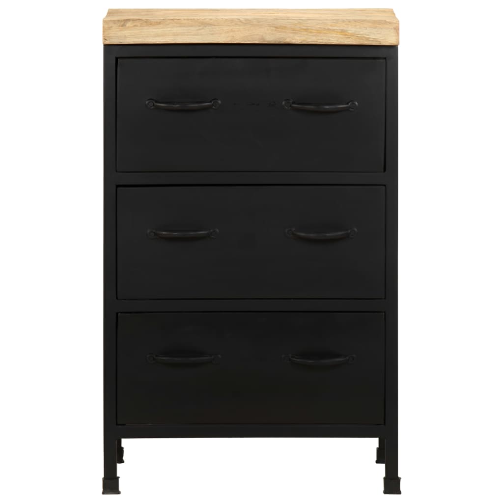 Buffet 47x35x76 cm Bois de manguier brut - XIOS