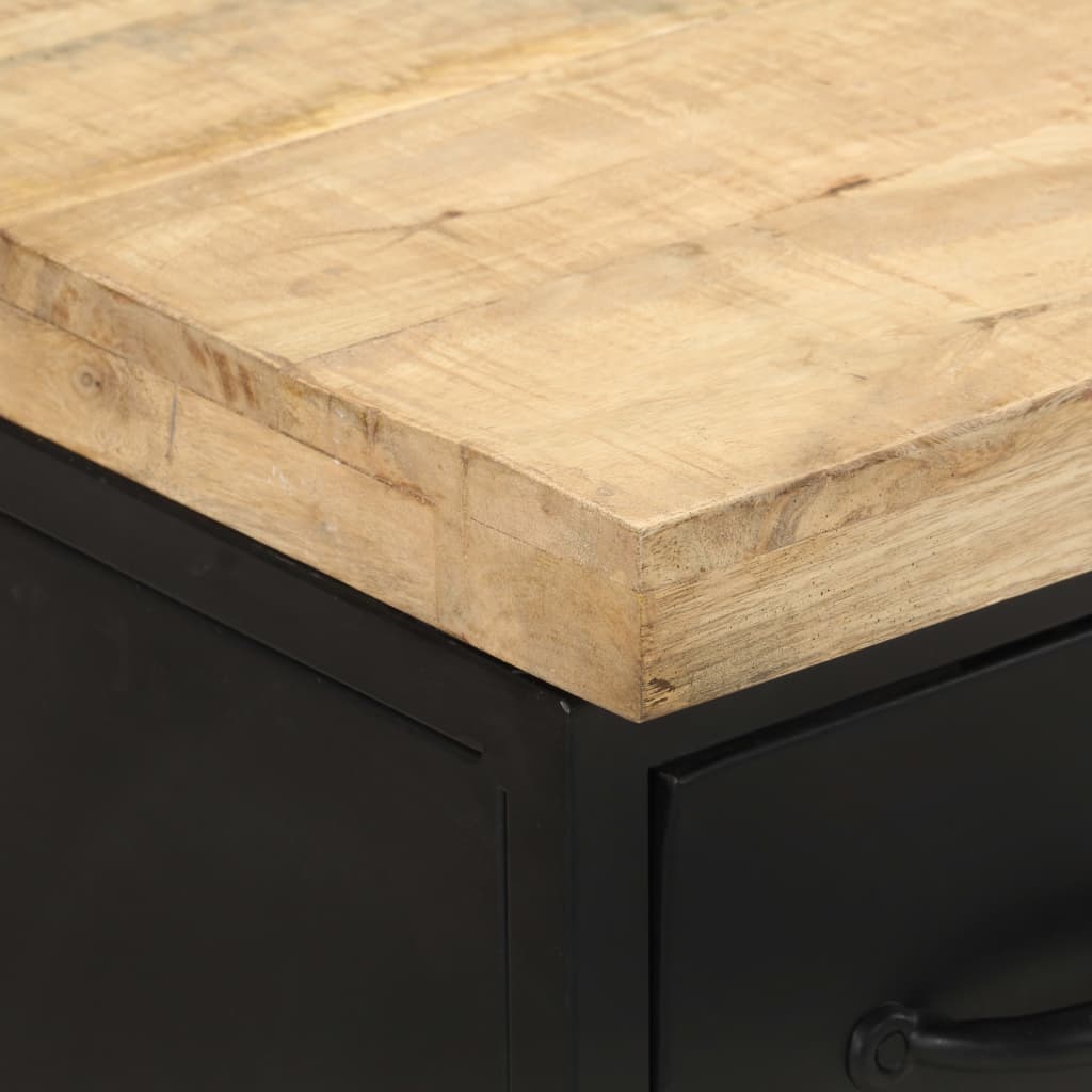Buffet 47x35x76 cm Bois de manguier brut - XIOS