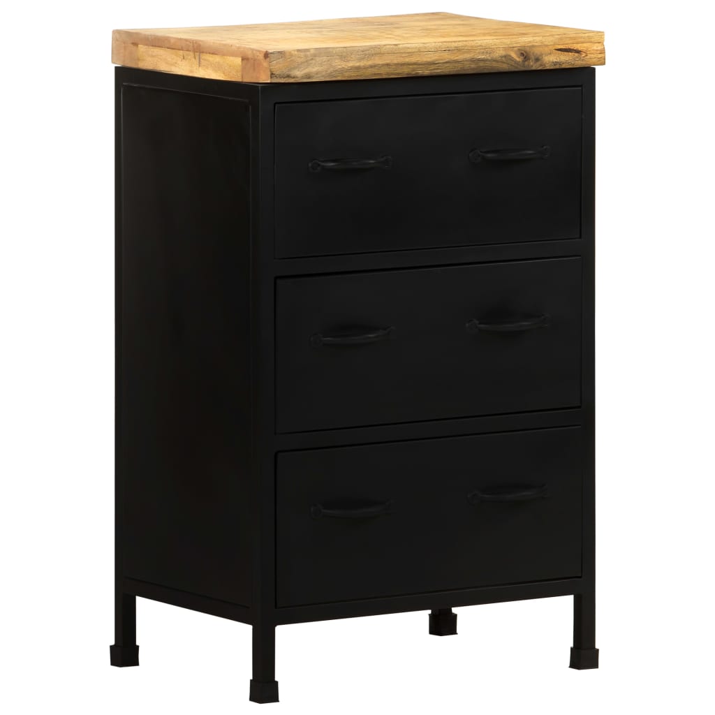 Buffet 47x35x76 cm Bois de manguier brut - XIOS