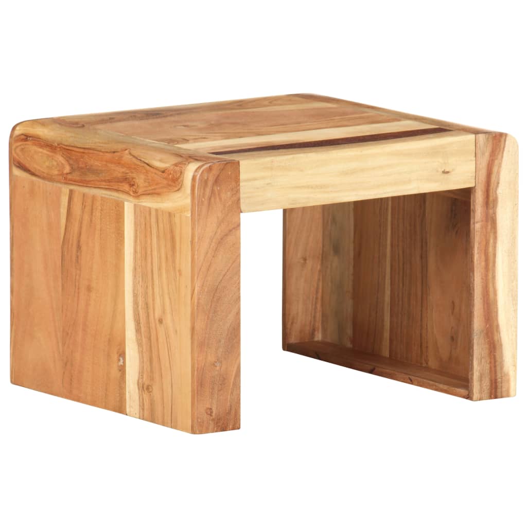 Table d'appoint 43x40x30 cm Bois d'acacia massif - XIOS