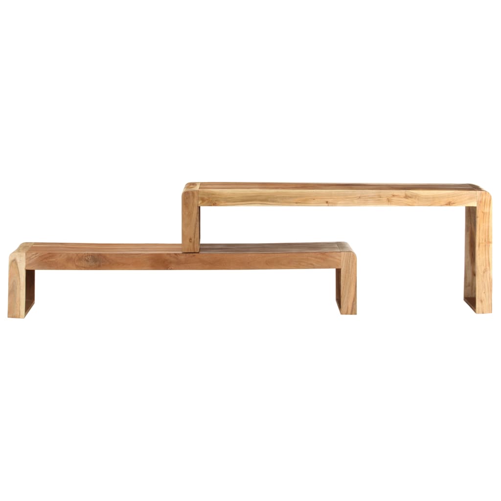 Meubles TV 2 pcs Bois d'acacia massif - XIOS