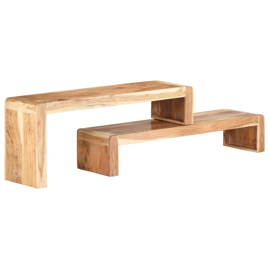 Meubles TV 2 pcs Bois d'acacia massif - XIOS