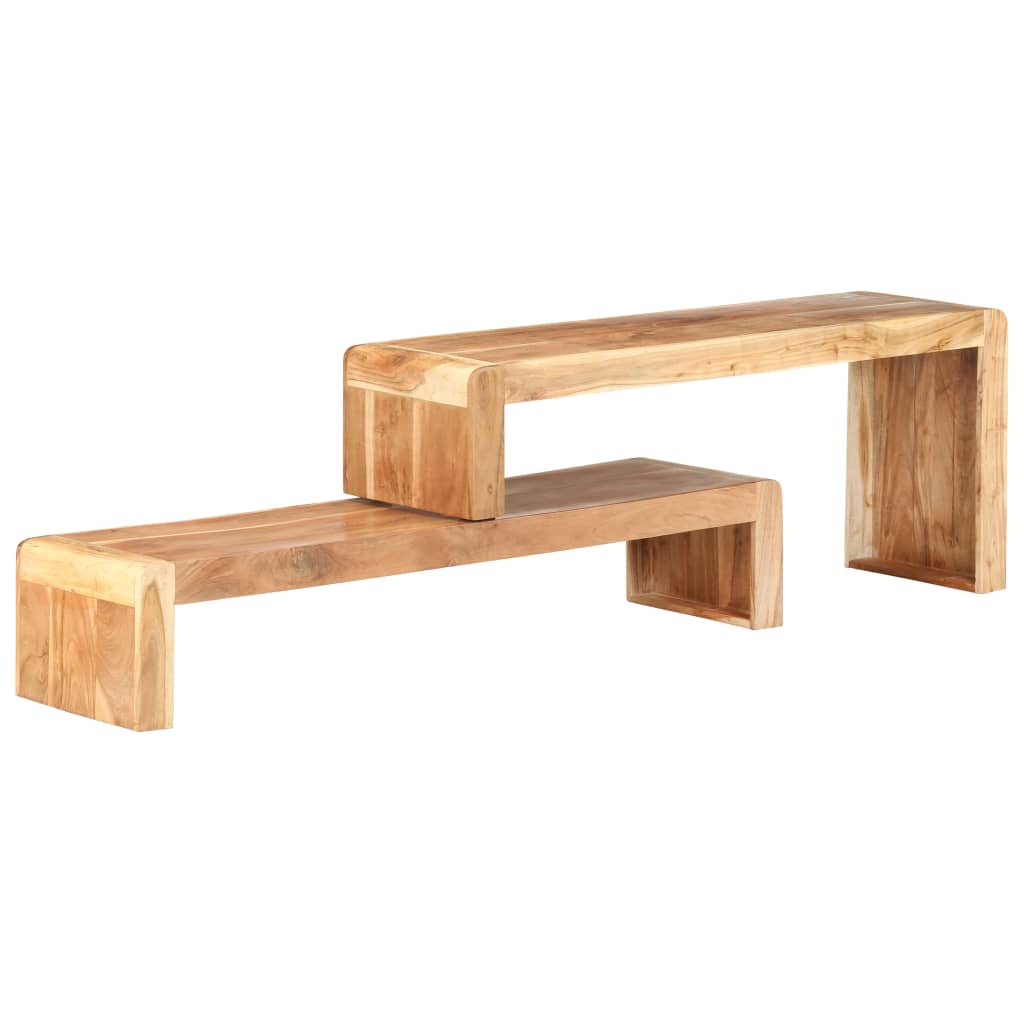 Meubles TV 2 pcs Bois d'acacia massif - XIOS