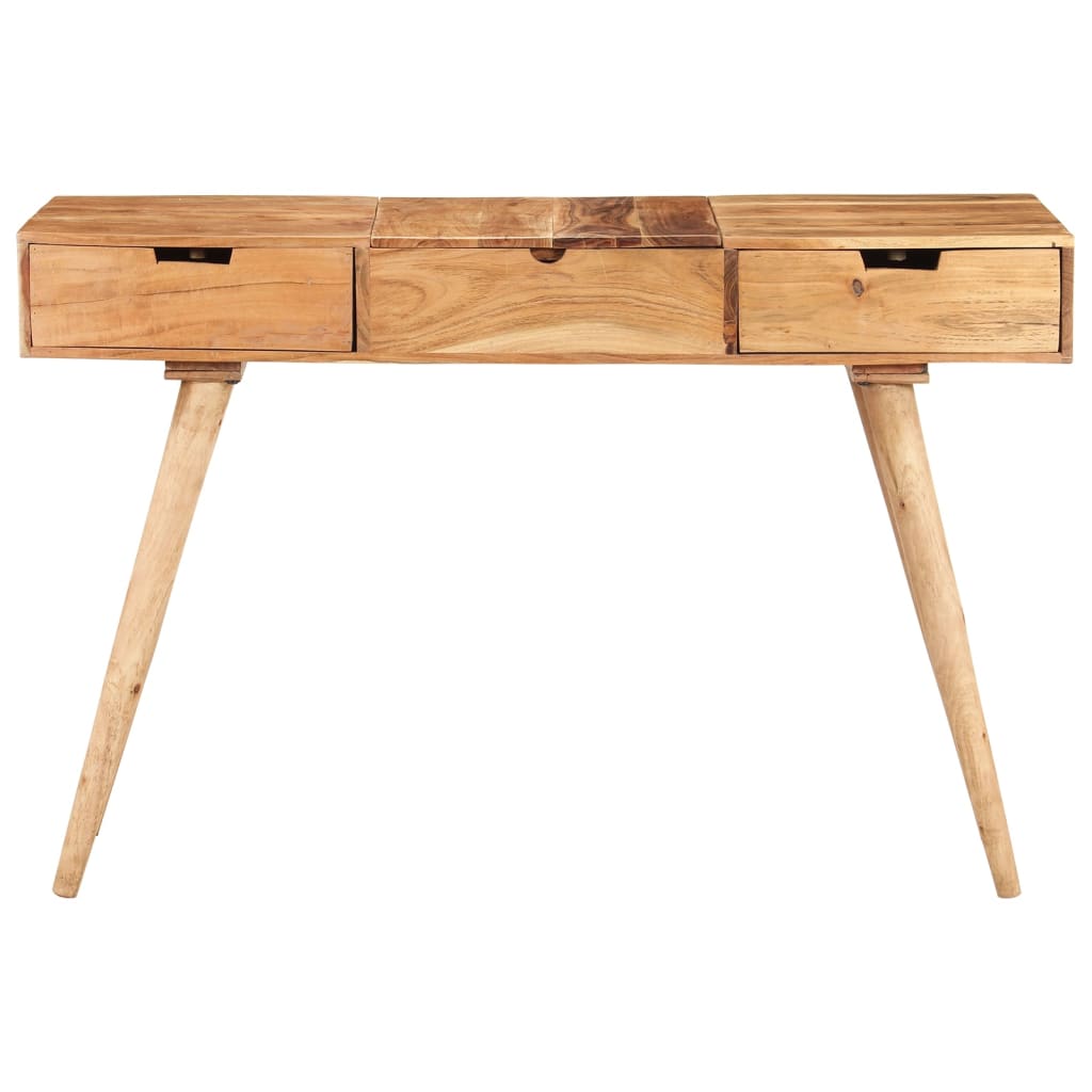Coiffeuse avec miroir 112x45x76 cm Bois d'acacia massif - XIOS
