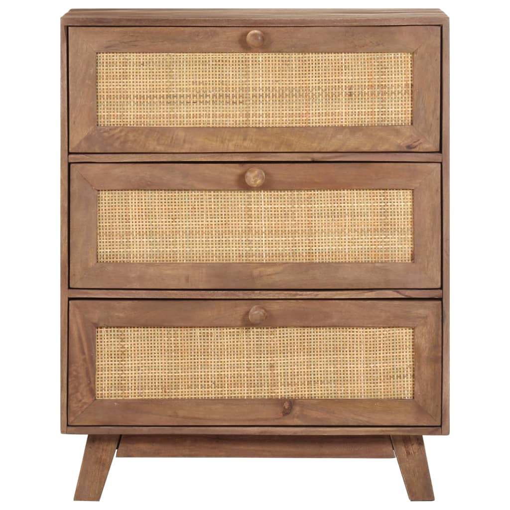 Buffet 61x35x76 cm Bois de manguier massif