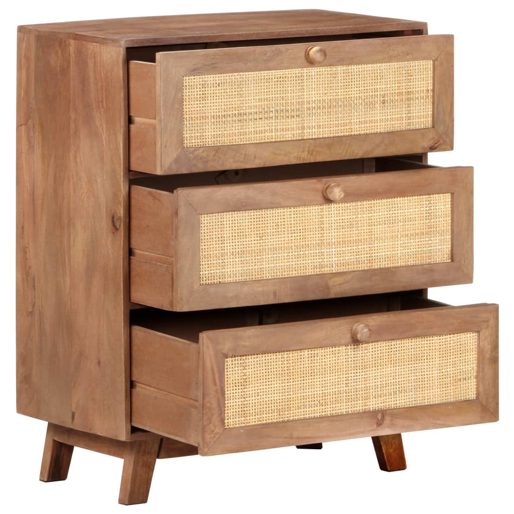 Buffet 61x35x76 cm Bois de manguier massif - XIOS