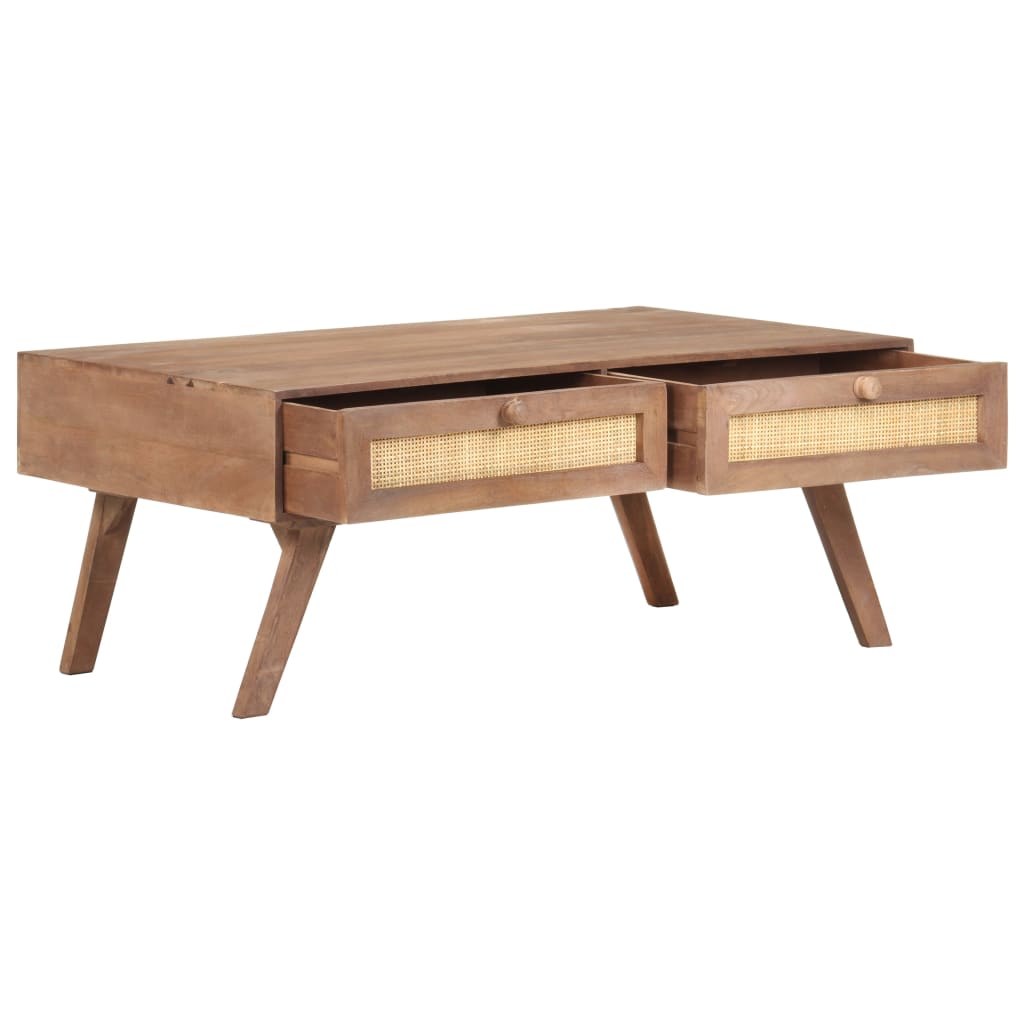 Table basse 100x60x40 cm Bois de manguier massif - XIOS