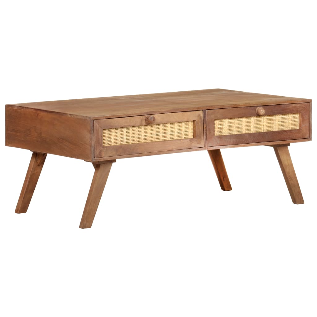 Table basse 100x60x40 cm Bois de manguier massif - XIOS