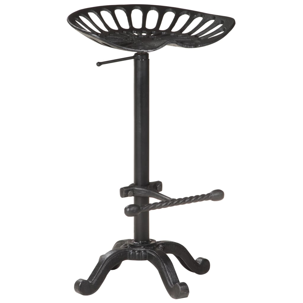 Tabouret de bar Noir Fonte - XIOS