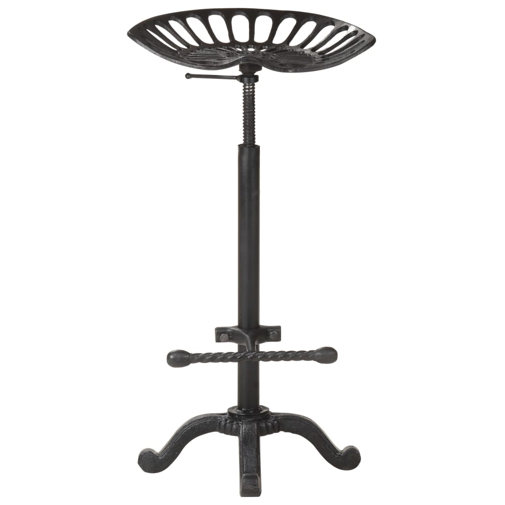 Tabouret de bar Noir Fonte - XIOS