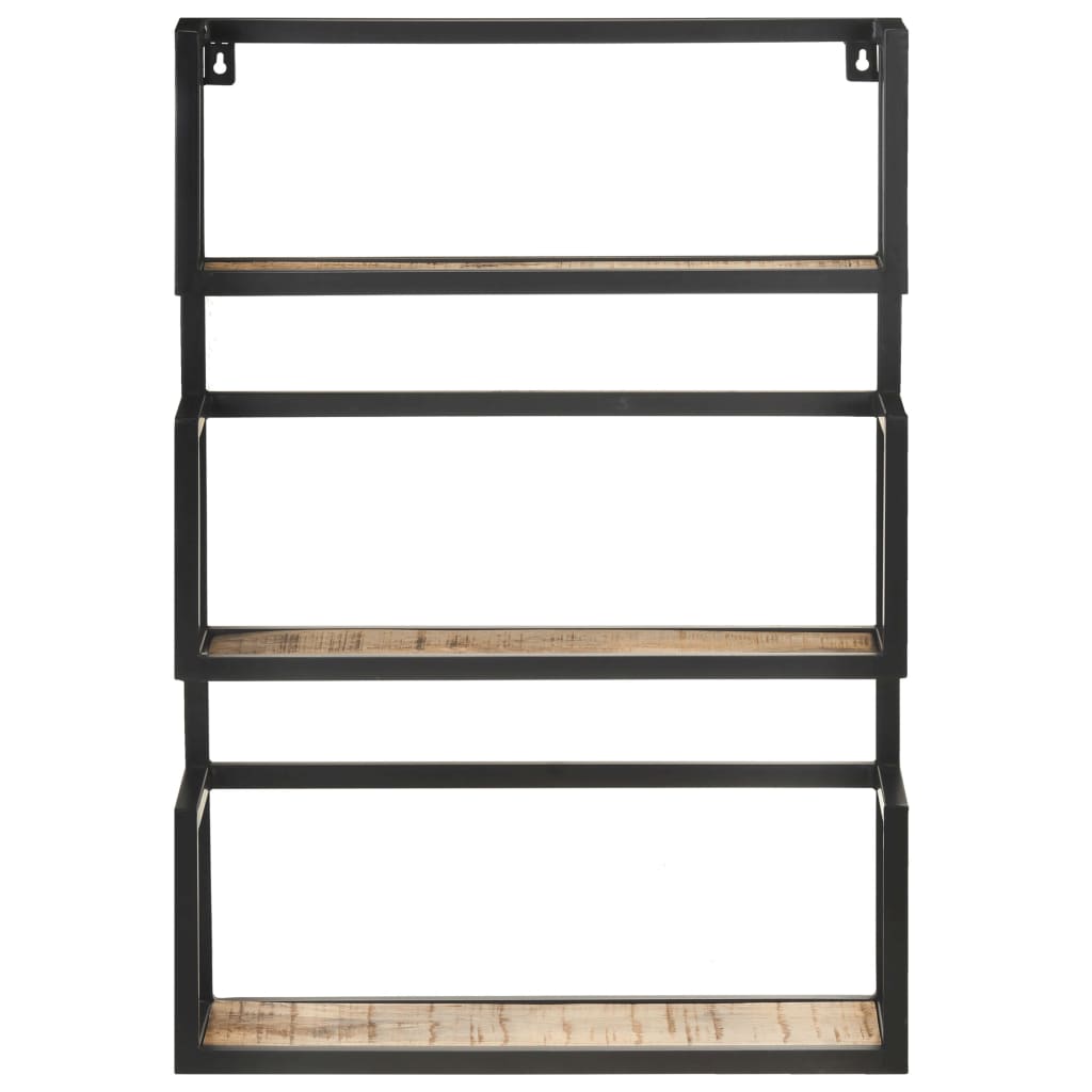 Étagère murale 60x20x85 cm Bois de manguier brut - XIOS