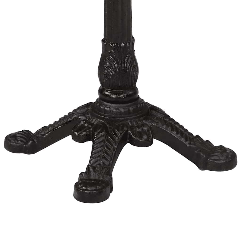 Table de bistro 60x60x77 cm Bois de manguier brut - XIOS