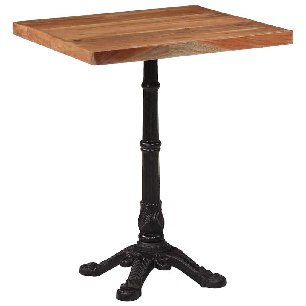Table de bistro 60x60x76 cm Bois d'acacia massif - XIOS