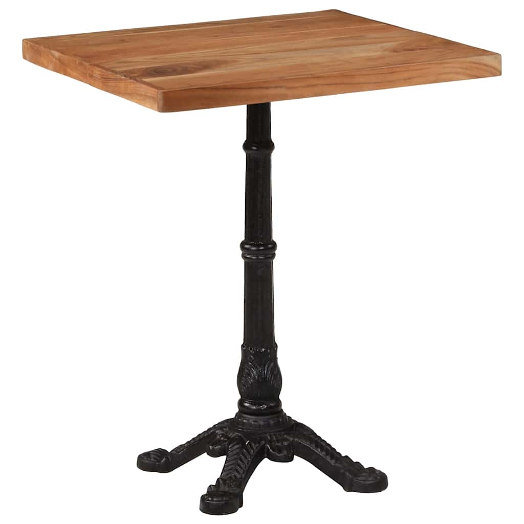 Table de bistro 60x60x76 cm Bois d'acacia massif - XIOS