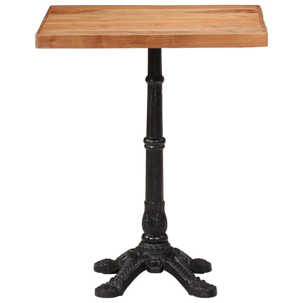 Table de bistro 60x60x76 cm Bois d'acacia massif - XIOS