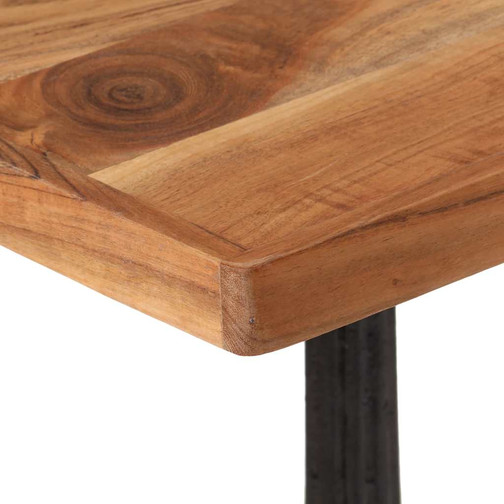 Table de bistro 60x60x76 cm Bois d'acacia massif - XIOS