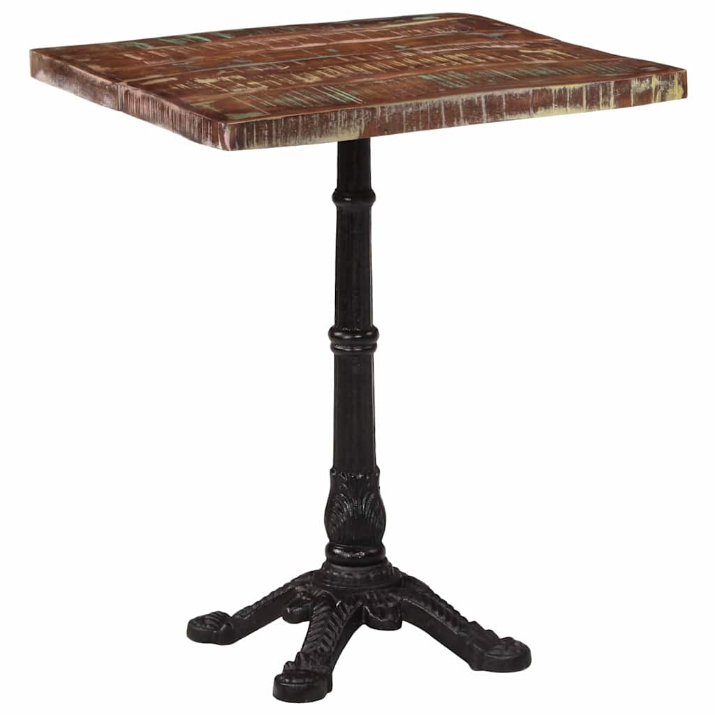 Table de bistro 60x60x76 cm Bois massif de récupération - XIOS