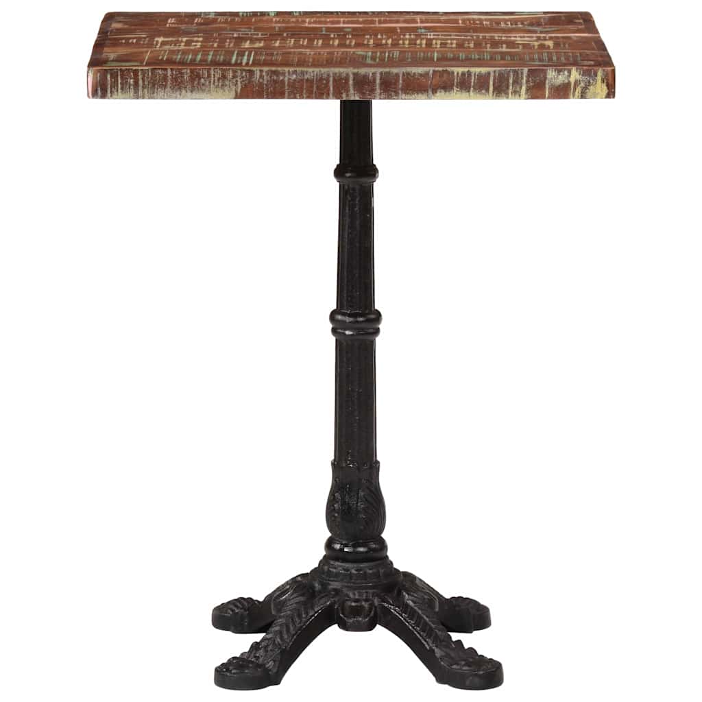 Table de bistro 60x60x76 cm Bois massif de récupération