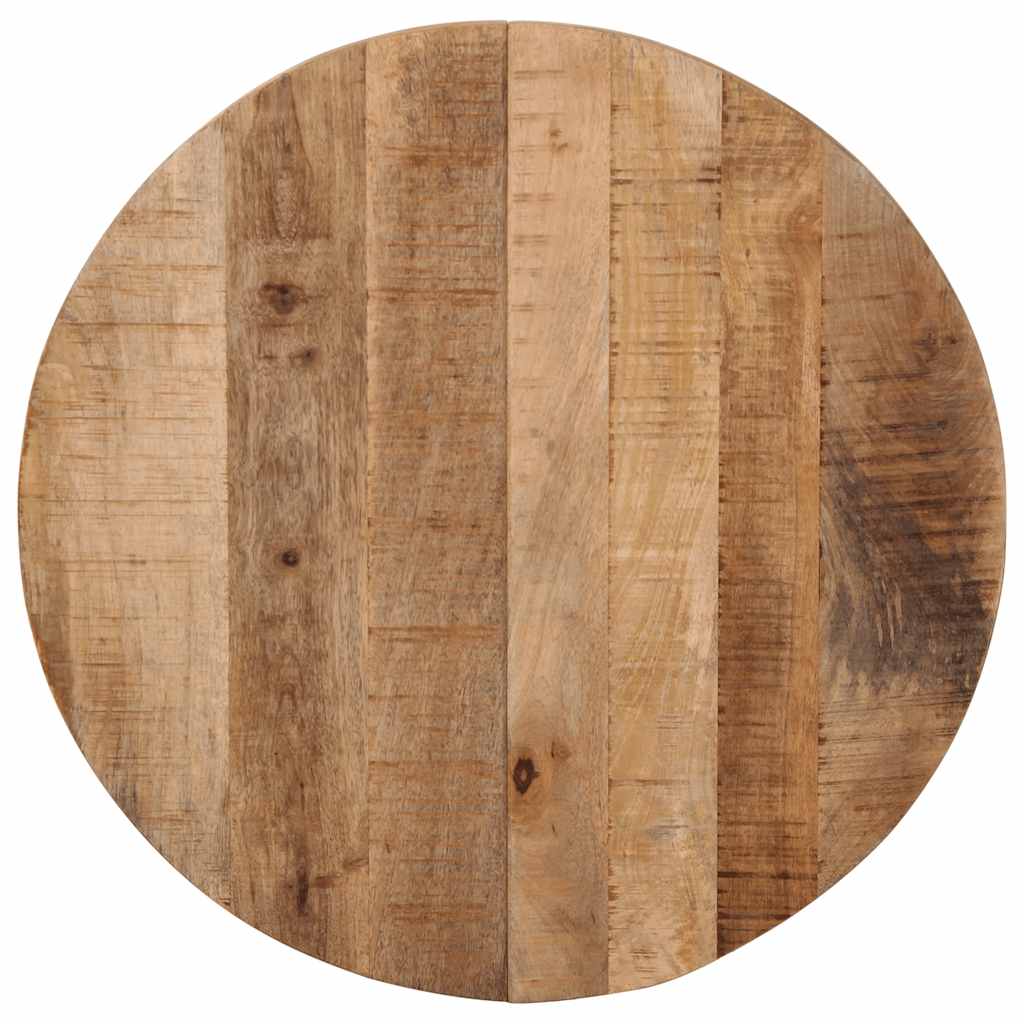 Table de bistro Ø60x76 cm Bois de manguier brut