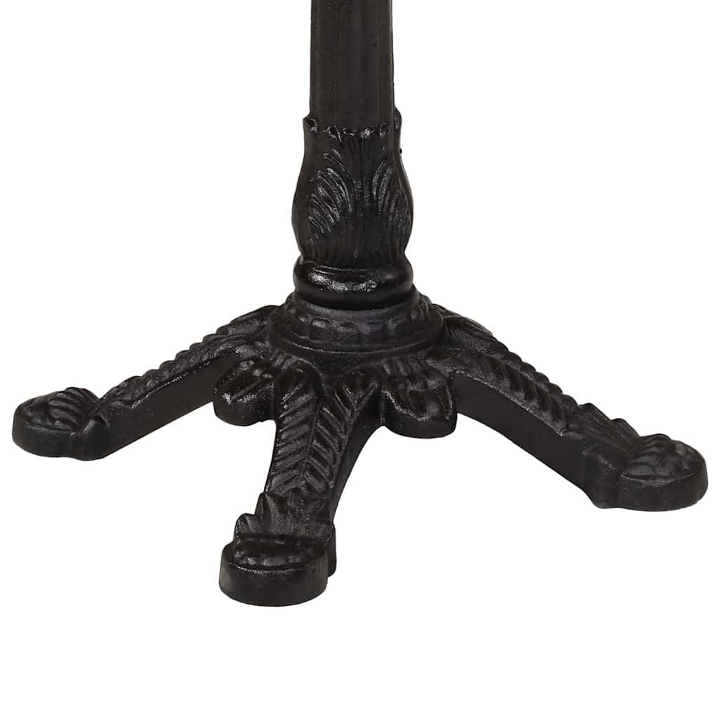 Table de bistro Ø60x76 cm Bois de manguier brut