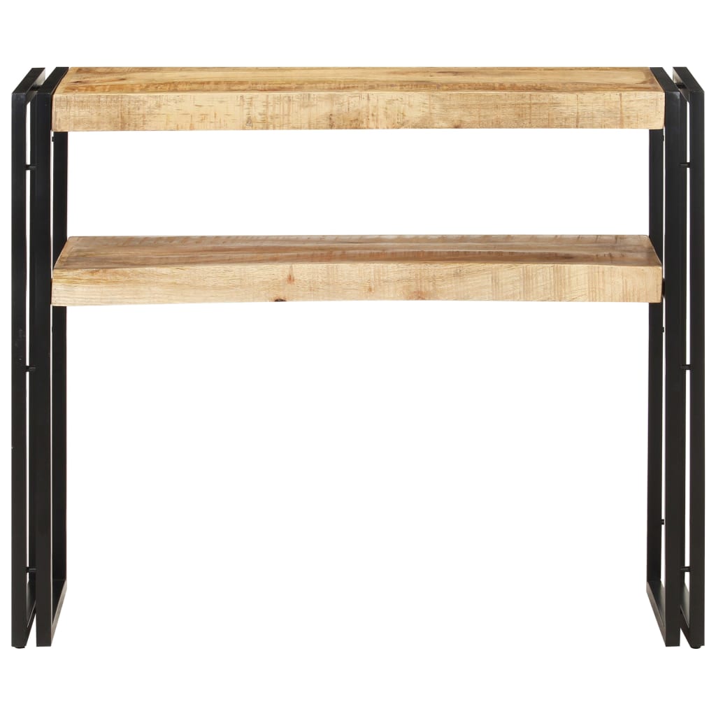 Table console 90x30x75 cm Bois de manguier brut - XIOS