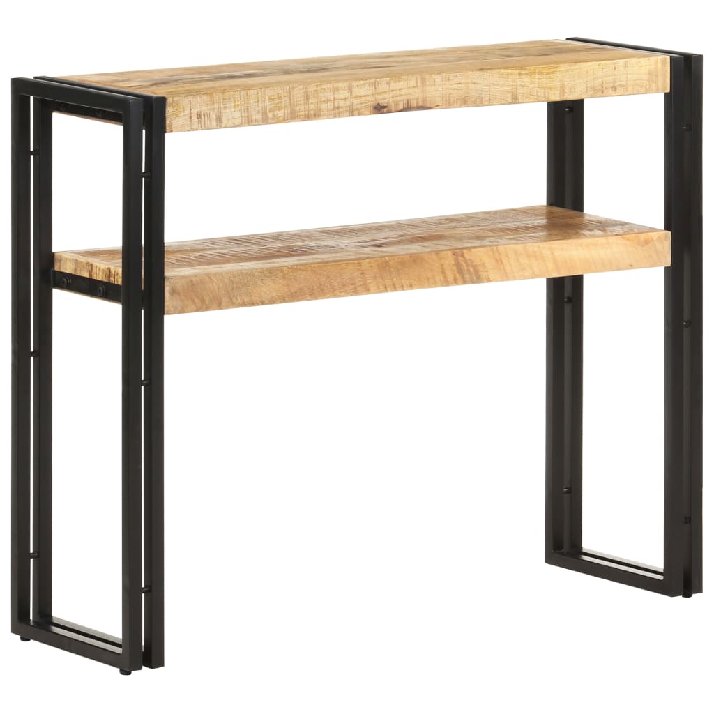 Table console 90x30x75 cm Bois de manguier brut - XIOS