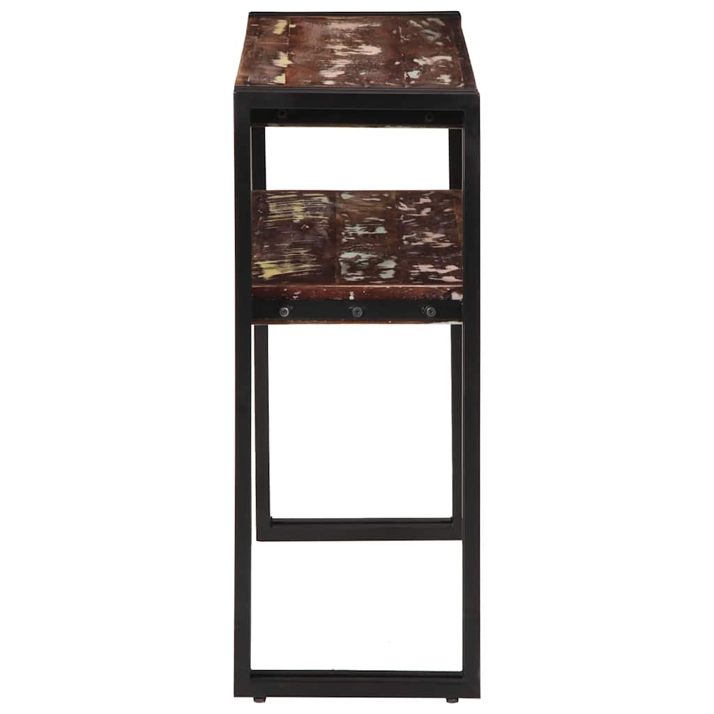 Table console 90x30x75 cm Bois de récupération massif - XIOS