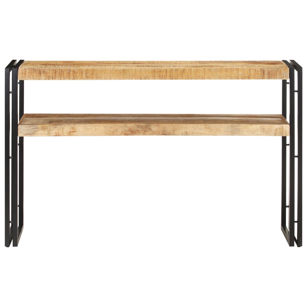 Table console 120x30x75 cm Bois de manguier brut - XIOS