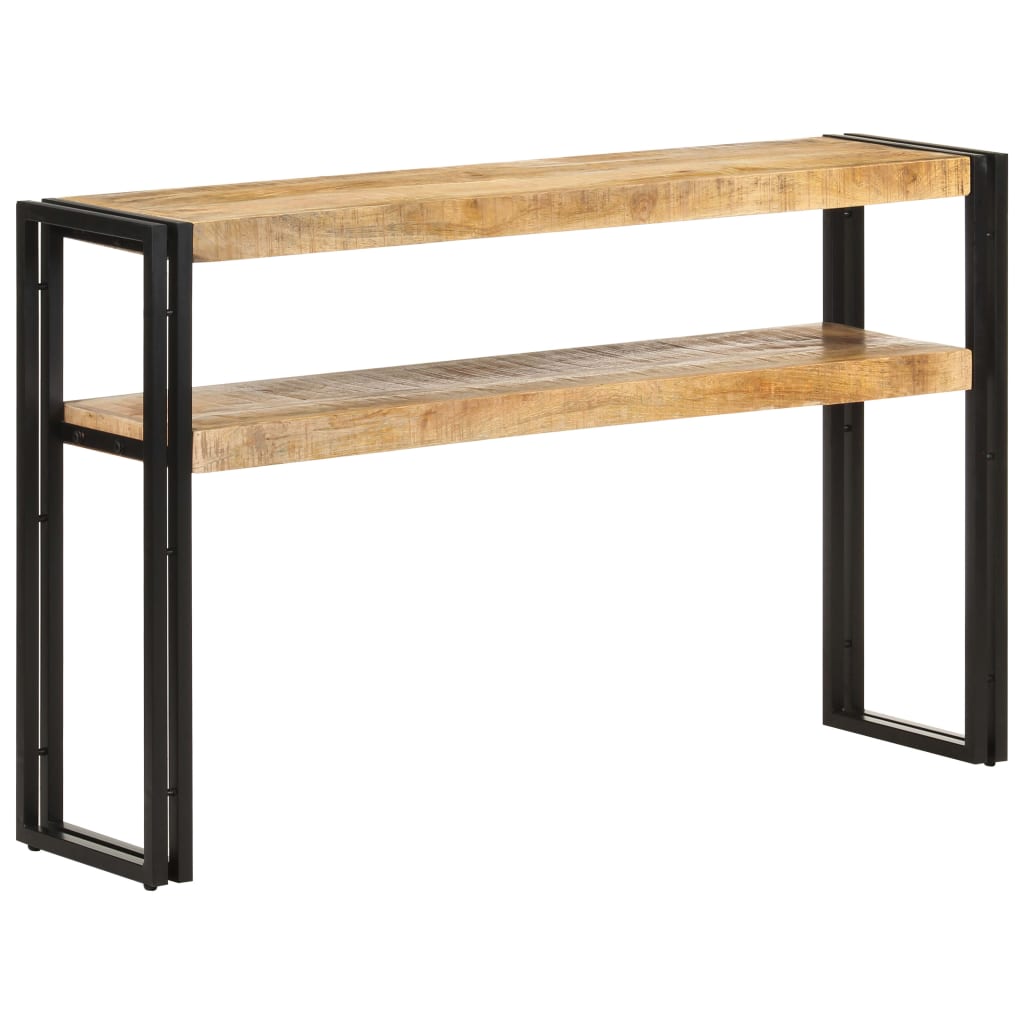 Table console 120x30x75 cm Bois de manguier brut - XIOS