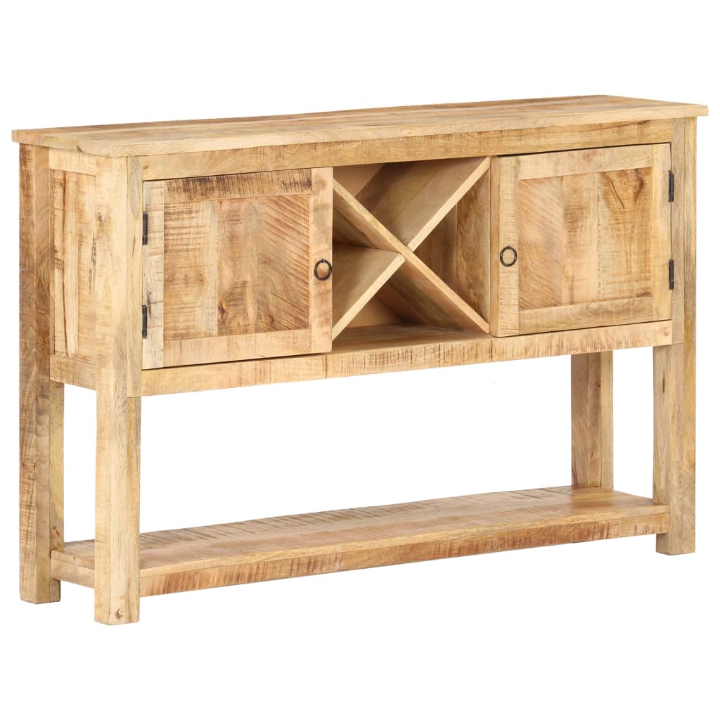 Buffet 120x30x76 cm Bois de manguier brut - XIOS