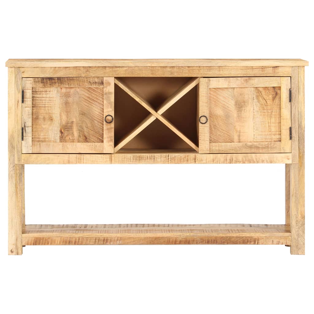 Buffet 120x30x76 cm Bois de manguier brut - XIOS