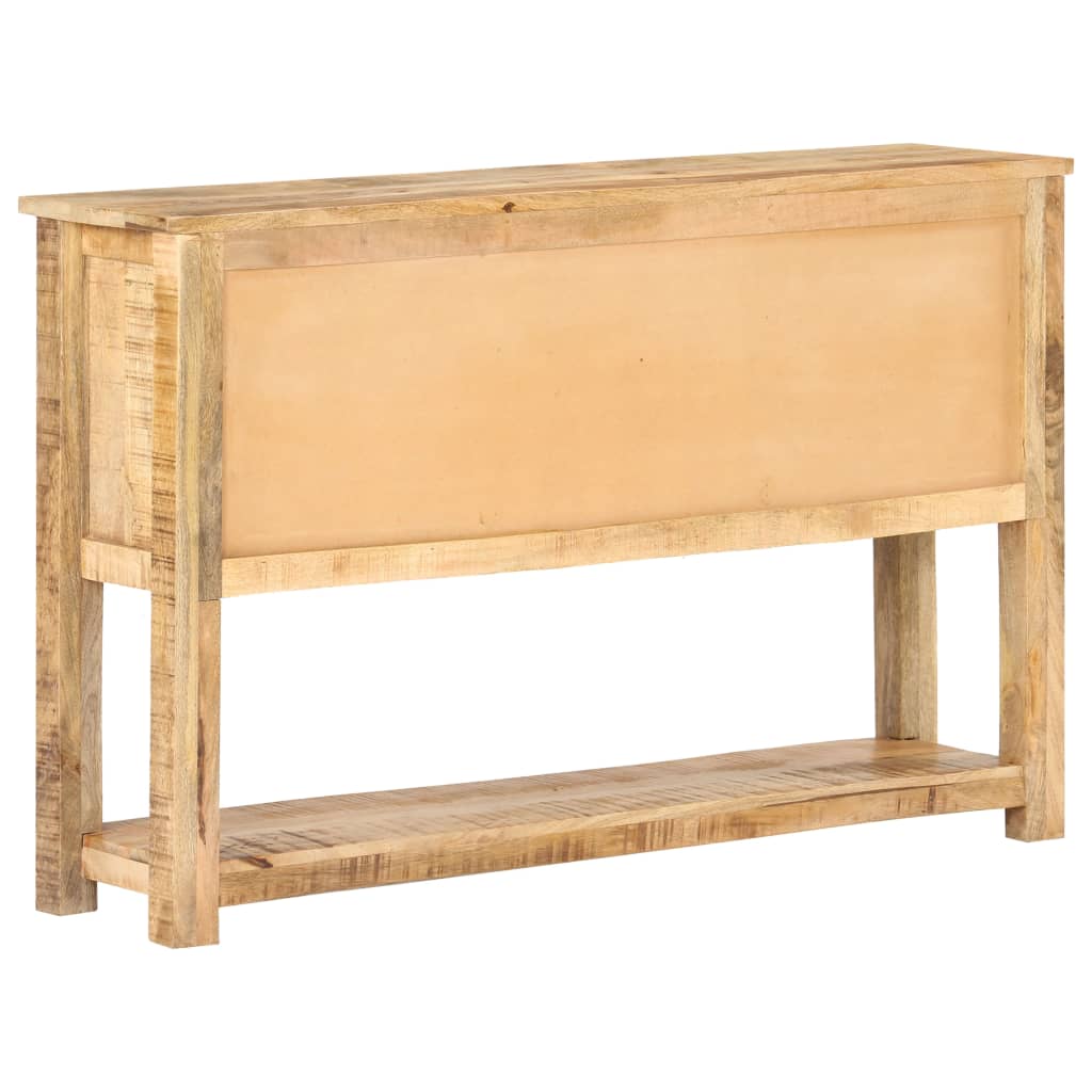 Buffet 120x30x76 cm Bois de manguier brut - XIOS