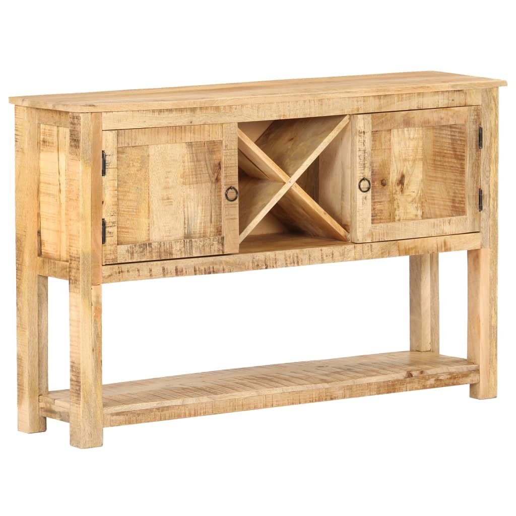 Buffet 120x30x76 cm Bois de manguier brut - XIOS