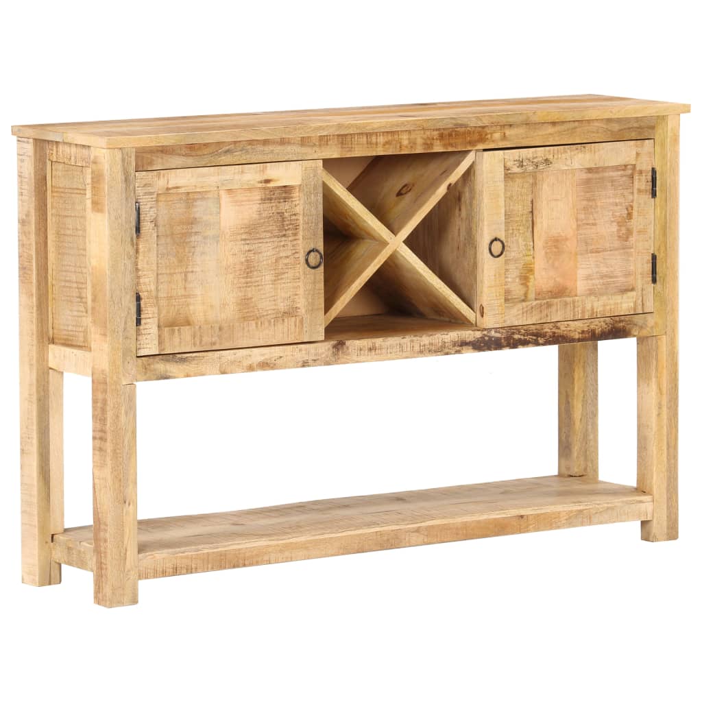 Buffet 120x30x76 cm Bois de manguier brut - XIOS