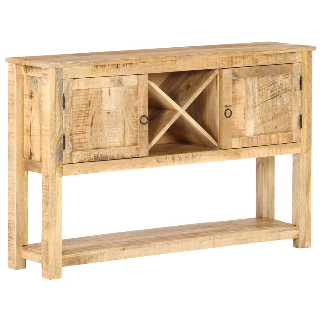 Buffet 120x30x76 cm Bois de manguier brut - XIOS