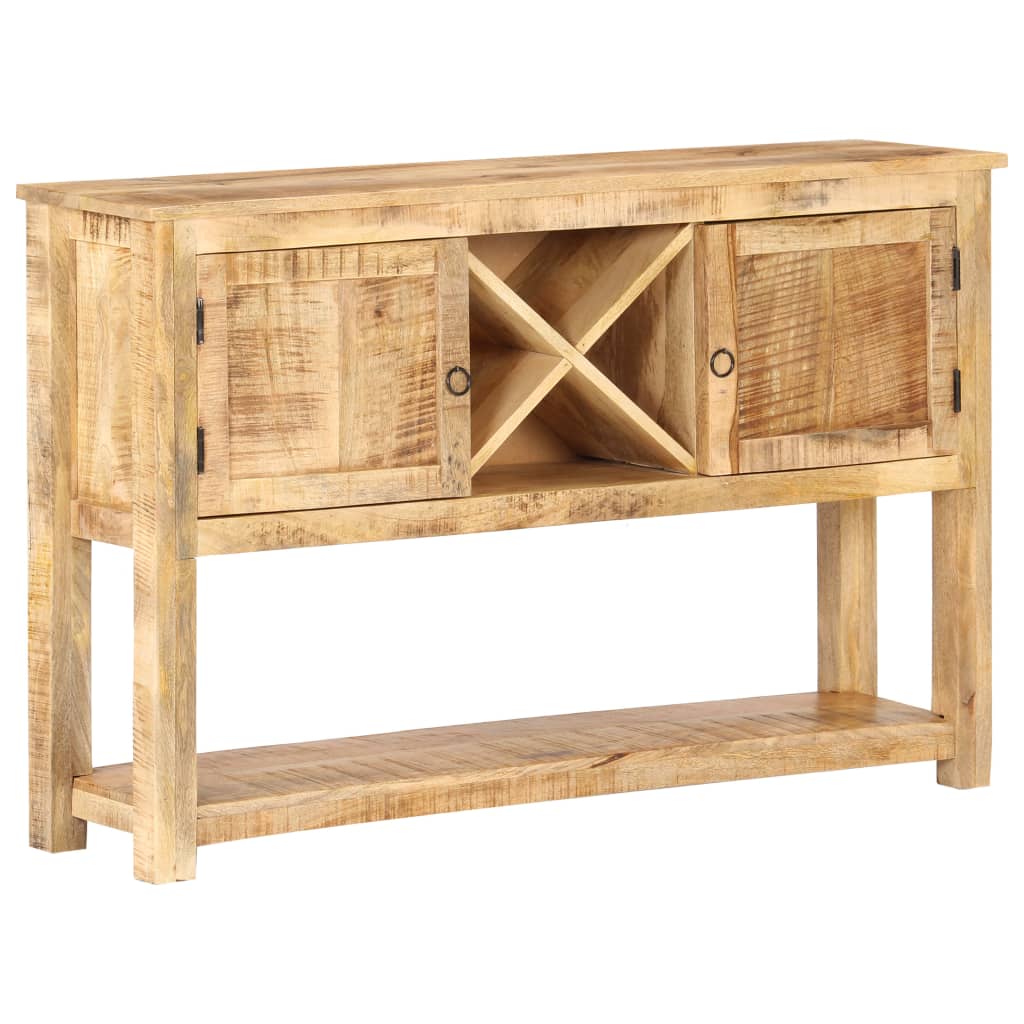 Buffet 120x30x76 cm Bois de manguier brut - XIOS