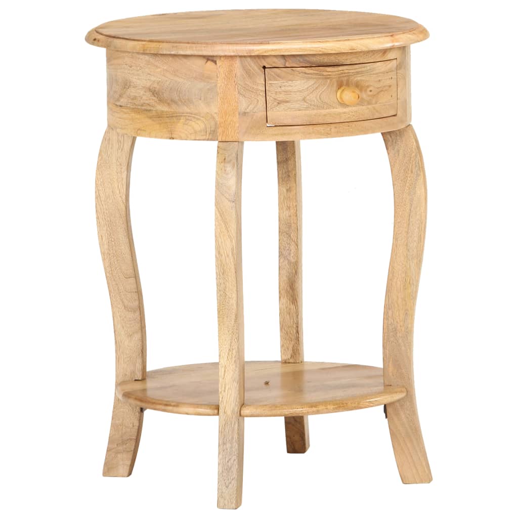 Table d'appoint 37x37x61 cm Bois de manguier massif - XIOS